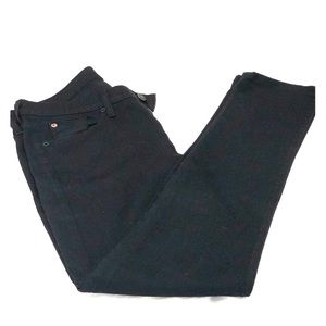 Black Hudson straight leg jeans